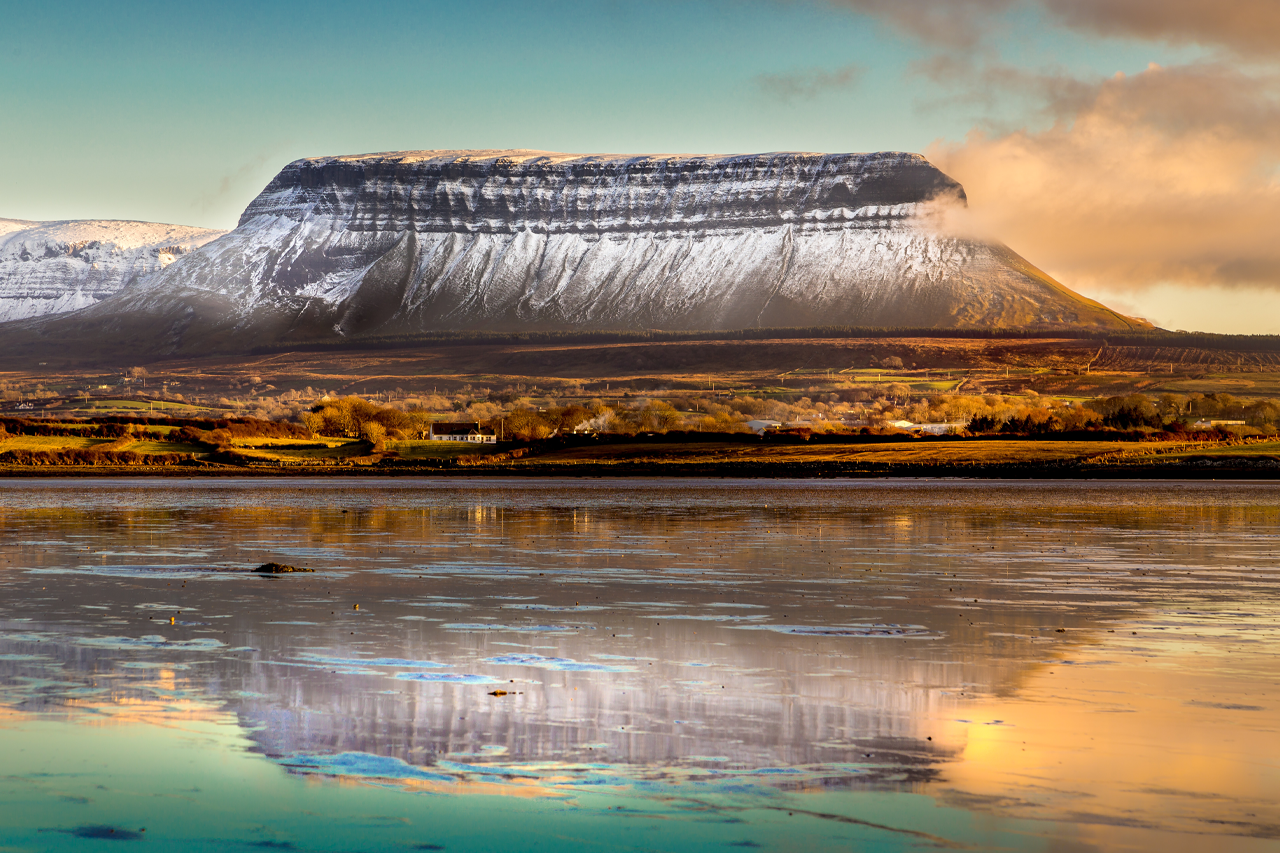 Mountain Benbulben of Sligo county